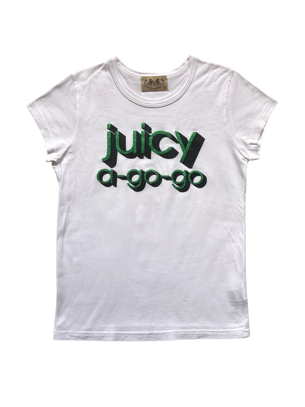 Vintage 2000s Juicy Couture Graphic Baby Tee ☘️